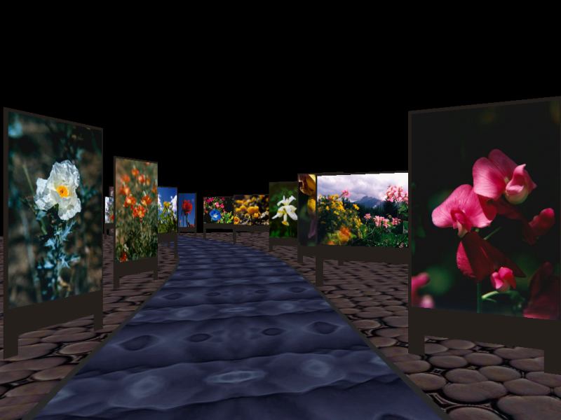 Flowers in a Billboards Gallery