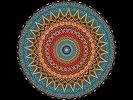 Square Slice Kaleidoscope Mandala