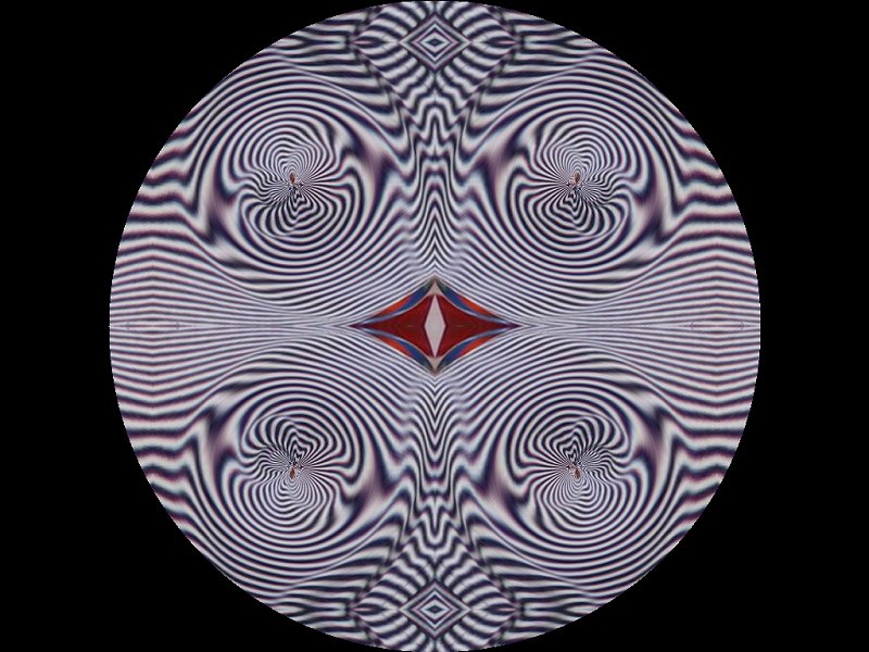 Mandala of Skewed Cone 3D Mirrors