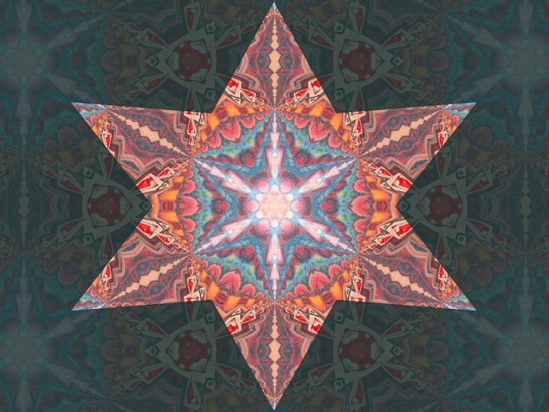 Star Stenciled Mandala