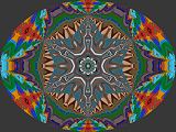 Split Triangle Funnel Oval Mandala