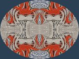 Squirm Surface Oval Mandala