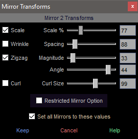 Mirror Transforms