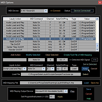MIDI Options
