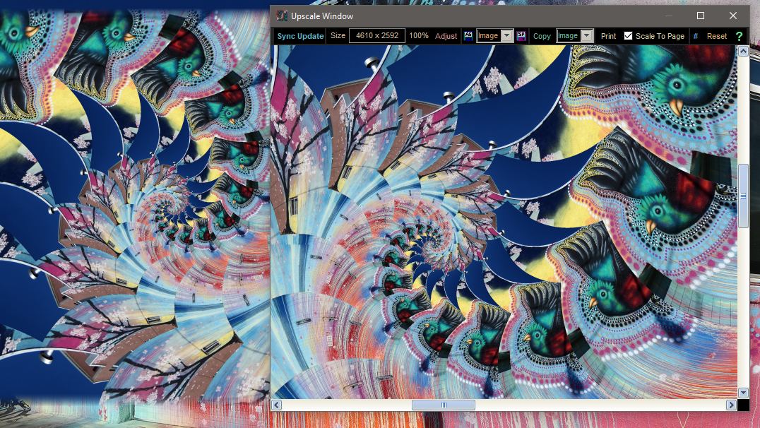 Liquib Upscale Window