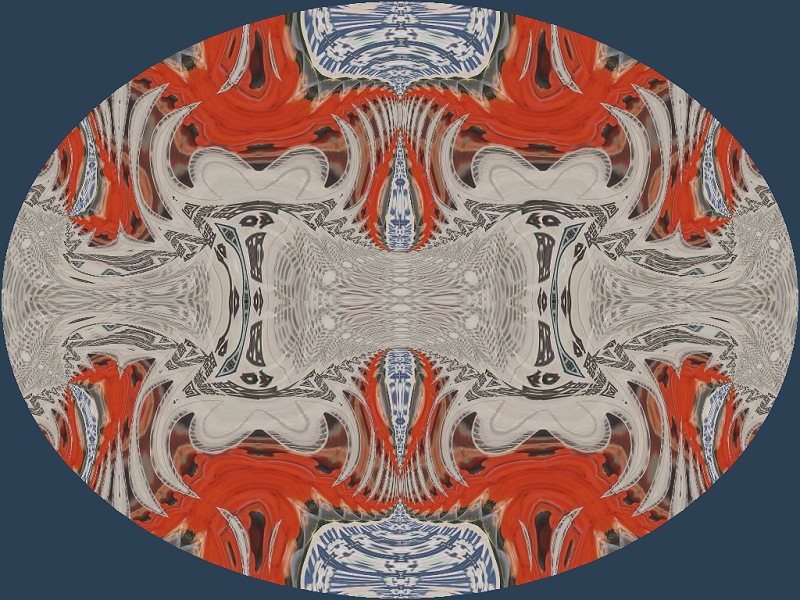 Squirm Surface Oval Mandala